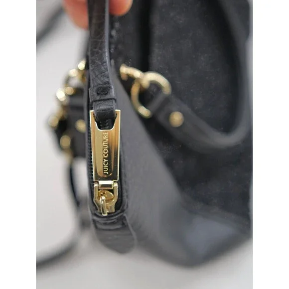 Juicy‎ Couture Black Sparkle and Gold Accent purse Strap - Picture 6 of 9